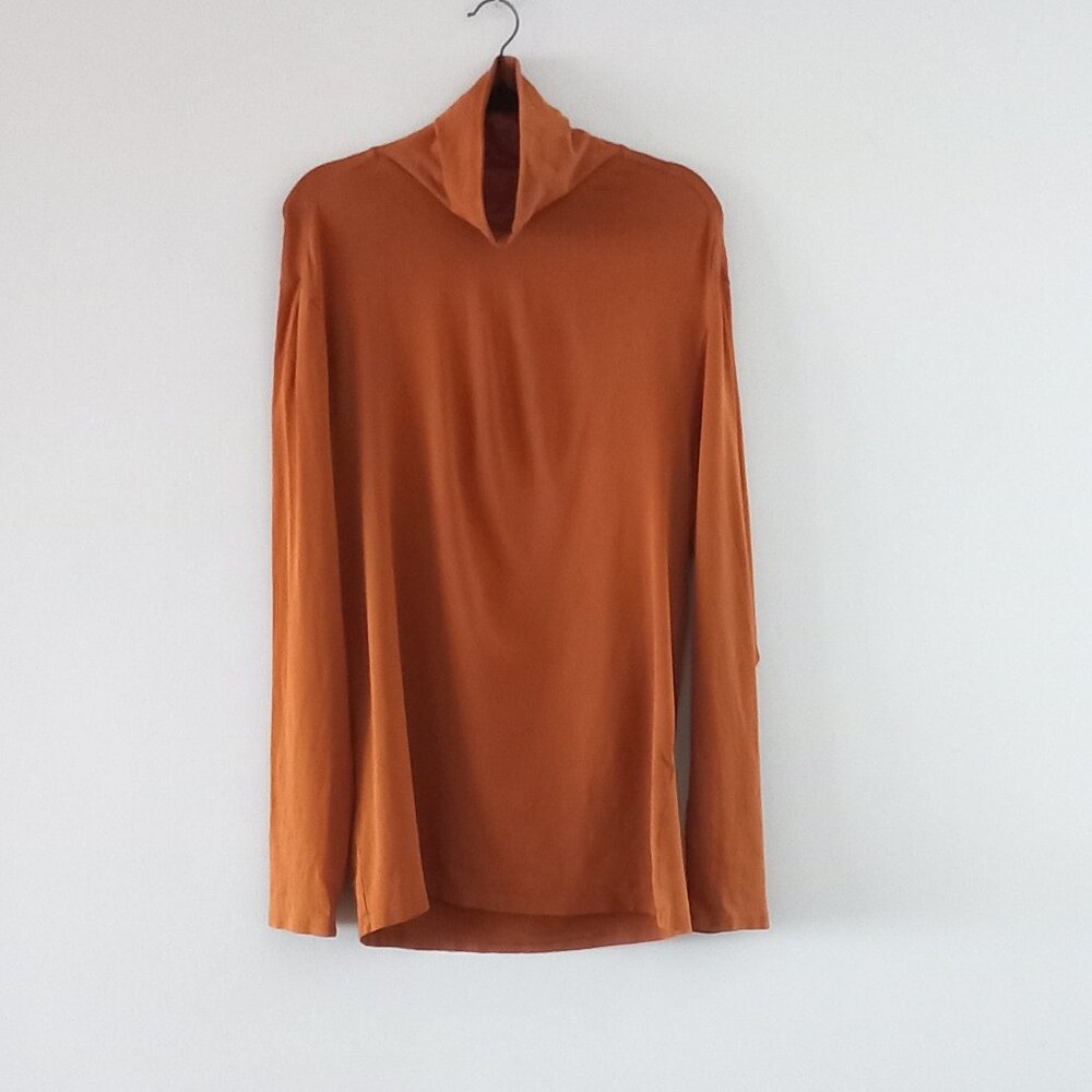 $20 or 2 for $30 SIMONS Le 31 rust brown turtleneck